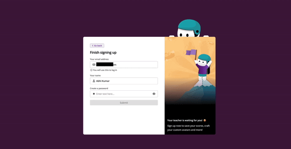Wayground student signup